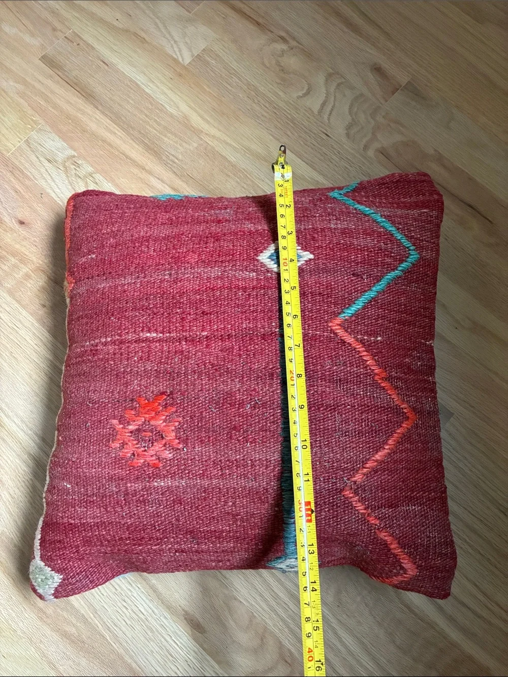 Vintage Turkish Handwoven Kilim Pillow